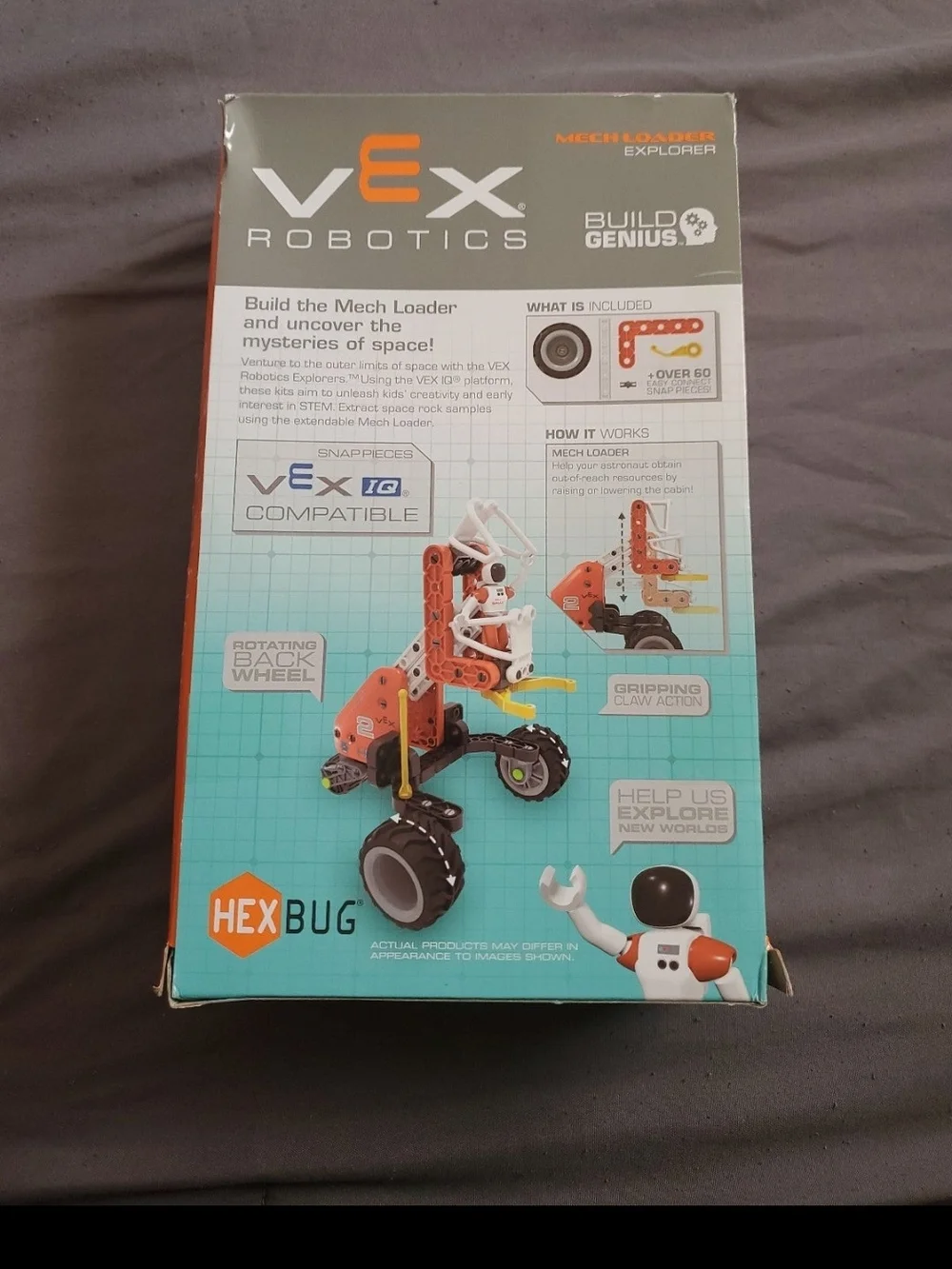 VEX Robotics Mech Loader Explorer Kids Toy - Orange/White $10